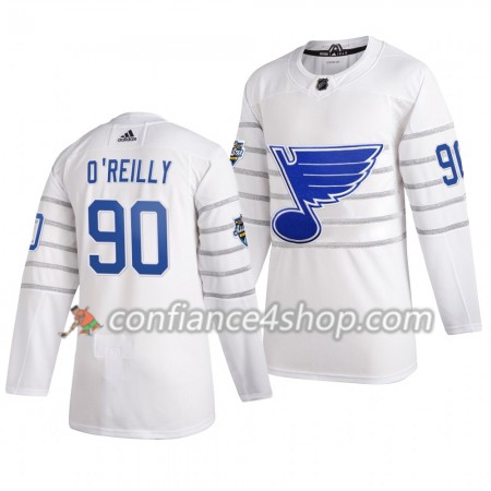 Adidas Maillot de Hockey St. Louis Blues RYAN O'REILLY 90 Blanc 2020 NHL All-Star Authentic - Homme